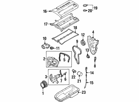 2001 Daewoo Lanos Filters Adapter Diagram for 94580601