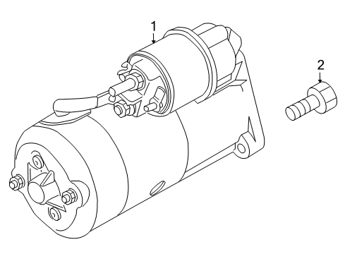 2005 Dodge Sprinter 2500 Starter Engine Starter Diagram for R5134510AB