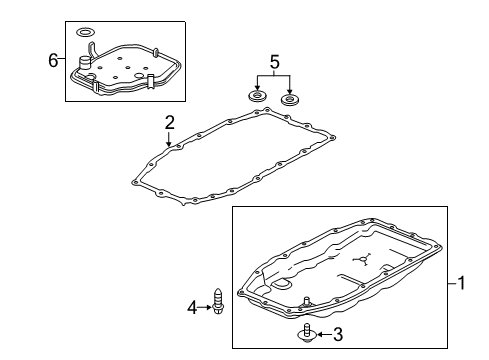 2018 Chevrolet Silverado 1500 Transmission Bolt/Screw Diagram for 11548404