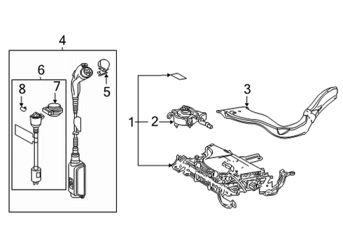 2021 Toyota RAV4 Prime Electrical Components Key, Plug Cable Ev C Diagram for G926K-47020