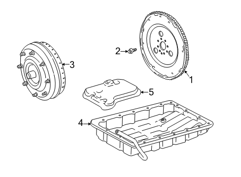 2002 Lexus SC430 Transmission Pan Sub-Assy, Automatic Transmission Oil Diagram for 35106-30240