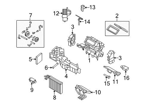 2012 BMW X5 Air Conditioner Suction Pipe Diagram for 64509222724