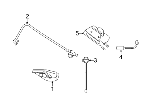 2021 INFINITI QX50 Electrical Components Controller Assy-Camera Diagram for 284A1-5UB0A