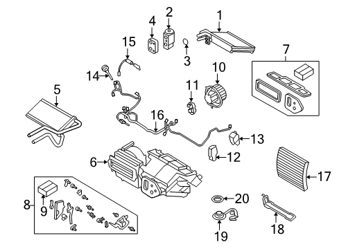 2010 BMW Z4 Air Conditioner Drier Insert Diagram for 64536936557