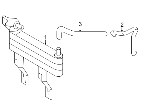 2006 Kia Sportage Oil Cooler Tube-Oil Return Diagram for 25476-2E000