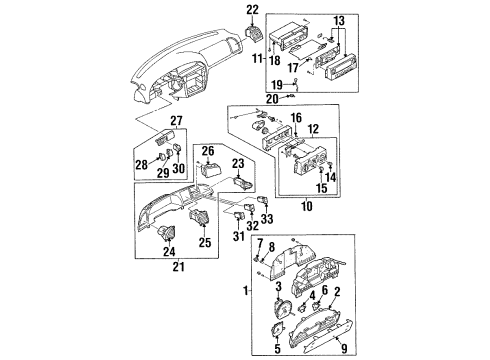 2001 Daewoo Nubira Switches Jamb Switch Diagram for 96338783