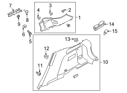 2020 Ford Escape Bulbs High Beam Bulb Diagram for DB5Z-13N021-B