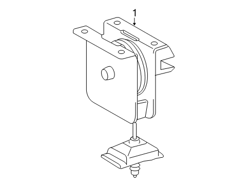 2010 Toyota Tacoma Spare Tire Carrier Carrier Assembly, Spare Diagram for 51900-04071