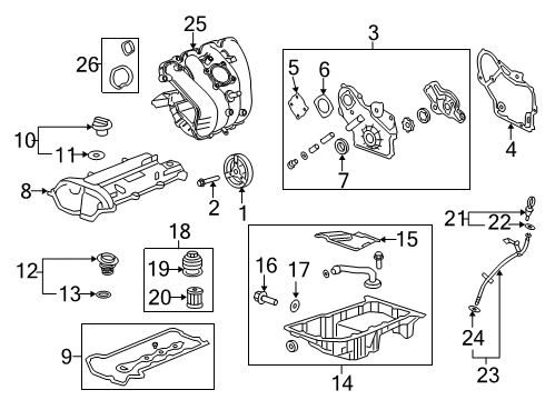 2011 GMC Terrain Intake Manifold Manifold Kit, Intake Diagram for 12634205