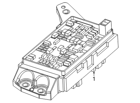 2021 Jeep Grand Cherokee L Fuse & Relay Part Diagram for 68347016AD