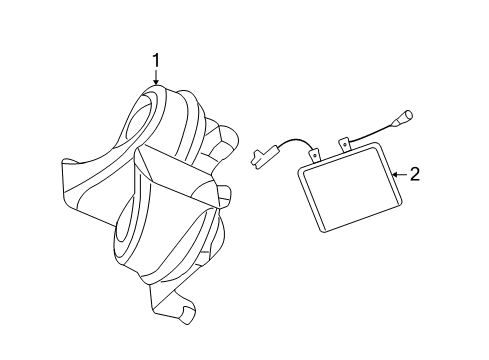2006 Jeep Grand Cherokee Horn Switch-Horn Diagram for 5143588AA