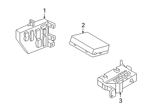 2012 Kia Soul Electrical Components Junction Box Assembly-Instrument Diagram for 919502K163