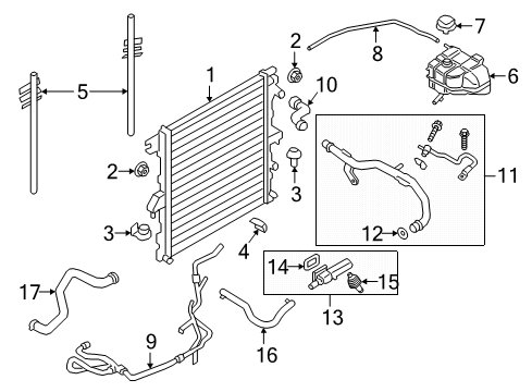 2021 Ford Ranger Powertrain Control Upper Oxygen Sensor Diagram for KB3Z-9F472-A