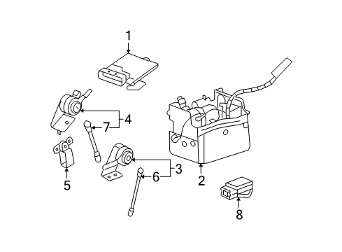 Diagram for 2009 Cadillac Escalade EXT Ride Control