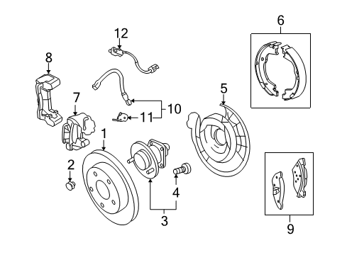 2010 Chevrolet Equinox Anti-Lock Brakes Control Module Diagram for 25926937