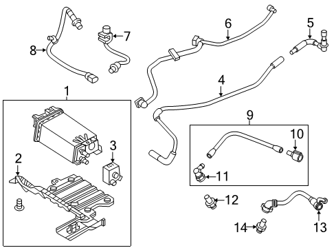 2018 Ford Police Interceptor Sedan Powertrain Control ECM Diagram for GG1Z-12A650-BHANP