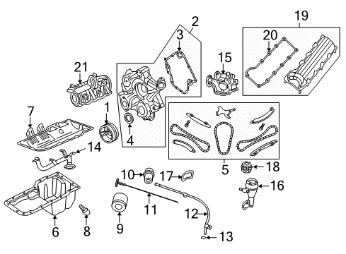 2009 Chrysler Aspen Filters Indicator-Engine Oil Level Diagram for 53032935AC