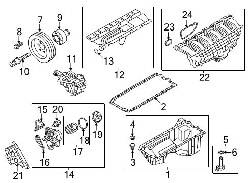 2016 BMW X5 Senders Right Fuel Tank Sending Unit Right Diagram for 16117421074