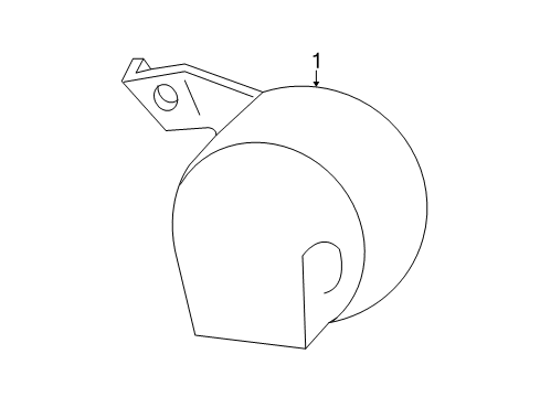 Diagram for 2007 Pontiac G5 Horn