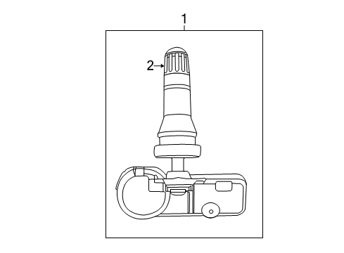 2016 Chrysler 200 Tire Pressure Monitoring Tire Pressure Diagram for 68399030AB