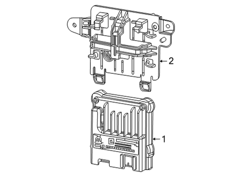 2021 Jeep Grand Cherokee L Electrical Components NIGHT VISION PROCESSING Diagram for 4672599AF