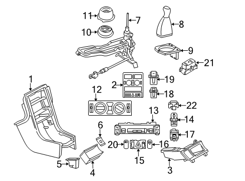 2005 Chrysler Crossfire Switches Module-HEADLAMP Diagram for 5098638AA