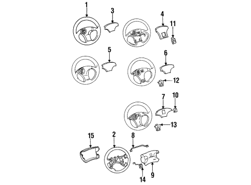 1994 Saturn SL2 Cruise Control System Module Asm, Cruise Control Diagram for 21024647