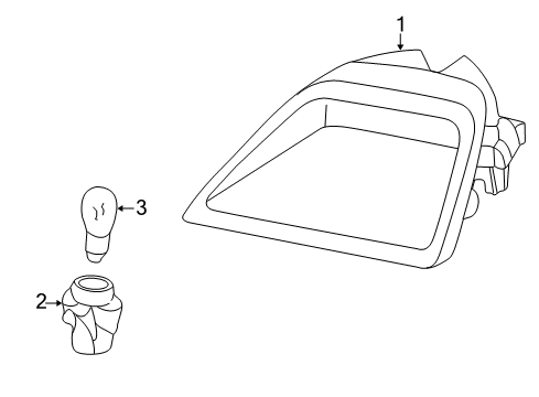 1997 Honda Civic High Mount Lamps Lamp *NH178L* (EXCEL CHARCOAL) Diagram for 34275-S02-A01ZA
