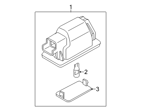 2015 Chevrolet City Express Bulbs Lens Diagram for 19316434