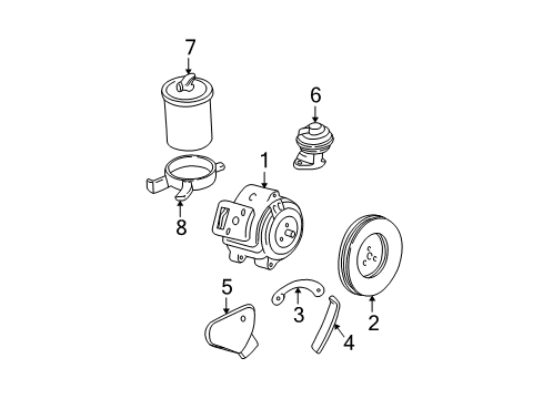 1986 GMC Safari EGR System Pump Assy Air Injection Diagram for 7842812