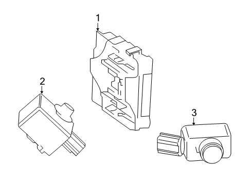 2021 Toyota RAV4 Prime Electrical Components Computer Diagram for 89340-42090