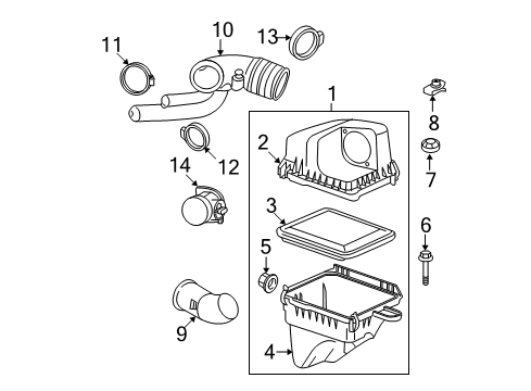 2008 Chevrolet Equinox Powertrain Control Vehicle Speed Sensor Diagram for 24239284