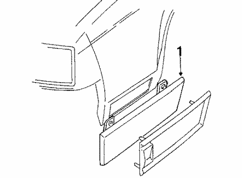 1991 Buick Skylark Front Lamps - Side Marker Lamps Lamp Asm-Front Side Marker Diagram for 919624