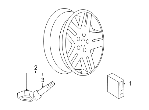 Diagram for 2010 Pontiac G3 Tire Pressure Monitoring
