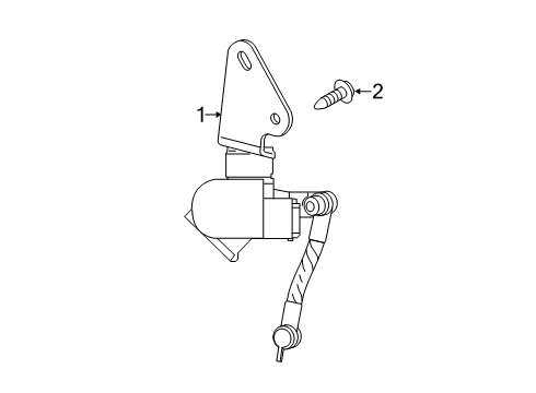 2020 Ram 3500 Ride Control Sensor-Ride Height Diagram for 68340189AB