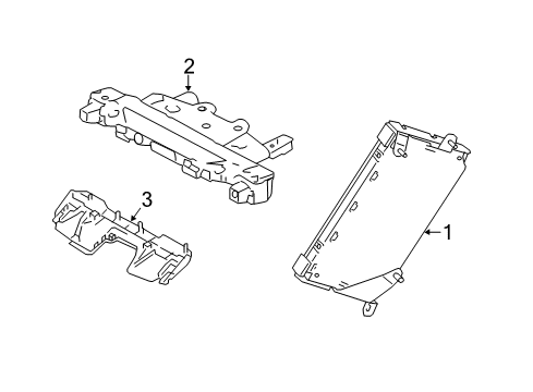 2016 Lexus LS600h Electrical Components Night View Computer, No.1 Diagram for 86491-50020