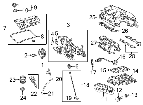 2018 Lexus RX350L Senders Gage Assy, Fuel Sender Diagram for 83320-48100