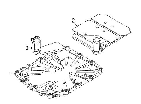 2019 BMW M6 Gran Coupe Transmission Suction Filter Unit Diagram for 28107850148