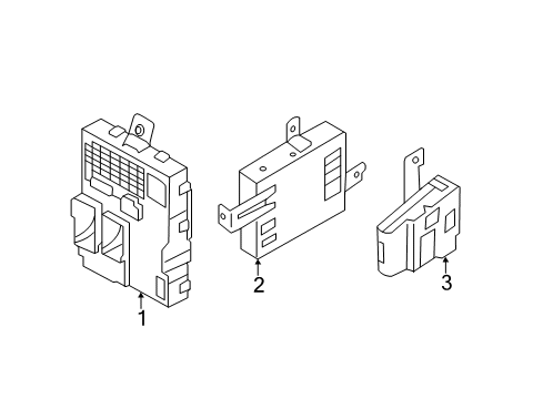 2011 Hyundai Sonata Controls - Instruments & Gauges Brake Control Module Unit Assembly Diagram for 95400-3Q011