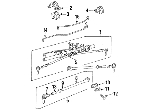 1995 Chrysler New Yorker Steering Column & Wheel, Steering Gear & Linkage, Shaft & Internal Components, Shroud, Switches & Levers Switch-Multifunction Diagram for 4760437AB