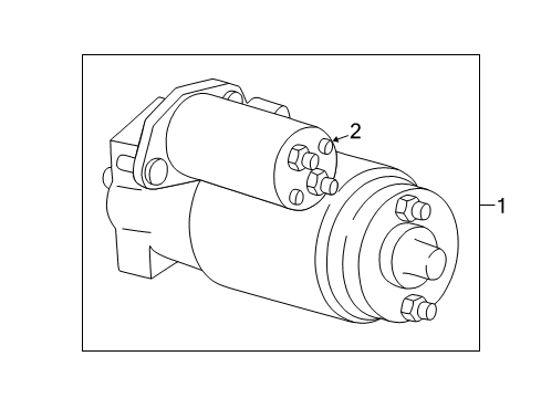 2001 Nissan Altima Starter Motor Assy-Starter Diagram for 23300-9E011