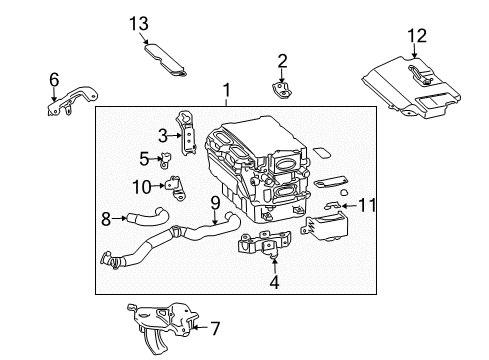 2013 Lexus LS600h Electrical Components Hose Assy, Inverter Cooling, No.1 Diagram for G90A0-50010