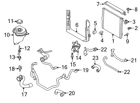 2010 BMW X5 Powertrain Control Oxygen Sensor, Grey Diagram for 11787558179