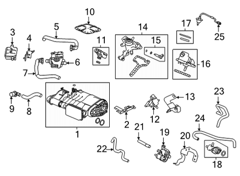 2021 Acura TLX Powertrain Control Control Module, Powertrain Diagram for 37820-6S8-A63