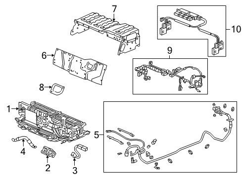 2017 Honda Accord Battery Harn, Sp Diagram for 1N120-5K1-N00