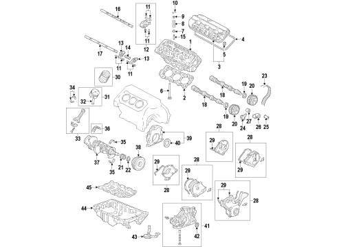 2014 Acura RDX Engine Parts, Mounts, Cylinder Head & Valves, Camshaft & Timing, Oil Pan, Oil Pump, Crankshaft & Bearings, Pistons, Rings & Bearings, Variable Valve Timing Ring Set, Piston (Os 0.25) (Riken) Diagram for 13021-R70-A11