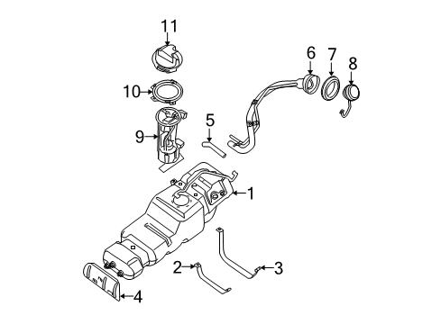 2015 Nissan Titan Fuel Supply Lever Complete - Accelerator, W/DRUM Diagram for 18002-ZT00A