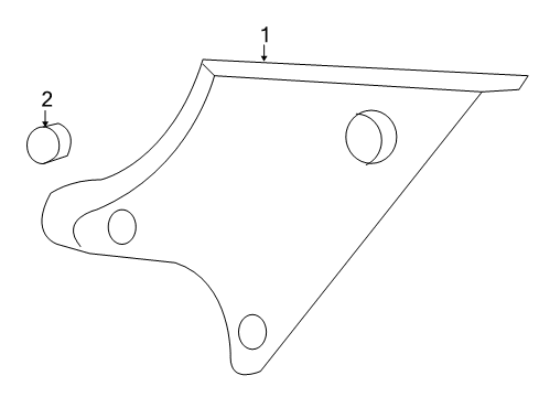 2010 Kia Optima Interior Trim - Quarter Panels Trim Assembly-Rear Pillar Diagram for 858602G000QW