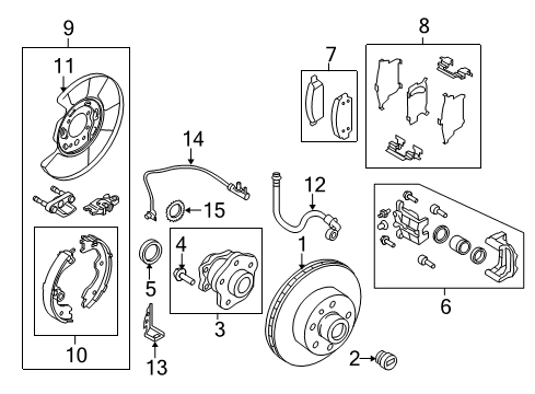 2009 Nissan 370Z Rear Brakes A CALIPER RH 99 Diagram for 44001-EG51C