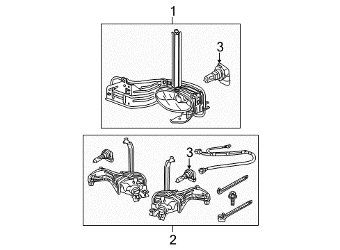 2012 Honda Accord Chassis Electrical - Fog Lamps Fog Lights (Standard on V-6) Diagram for 08V31-TE0-100A